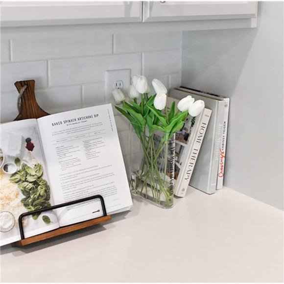 Book Vase for Flowers Aesthetic Room Decor, Artistic and Cultural Flavor Unique - Picture 3 of 6